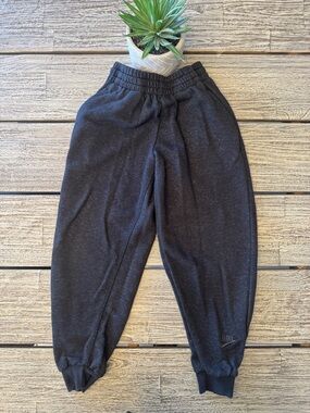 Nike Fly Ease Kids' Black Heather Jogger Pants, Sz Small